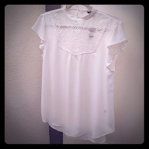 Short sleeved white blouse- New!